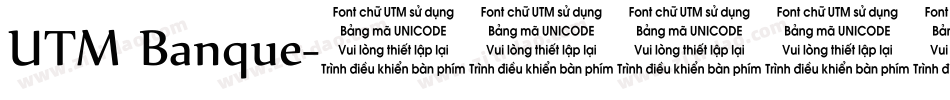 UTM Banque字体转换
